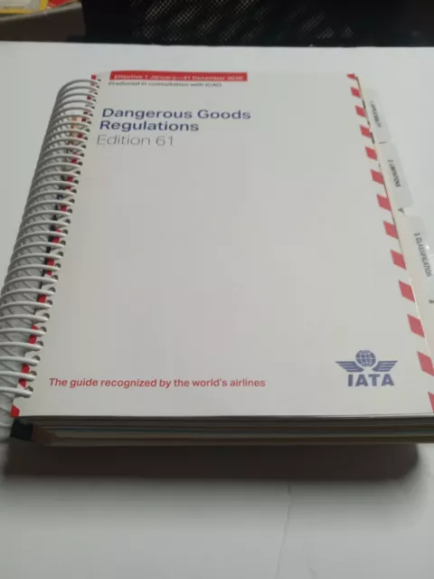 IATA Dangerous Goods Regulations 61st Edition 2020 Hazmat Rules