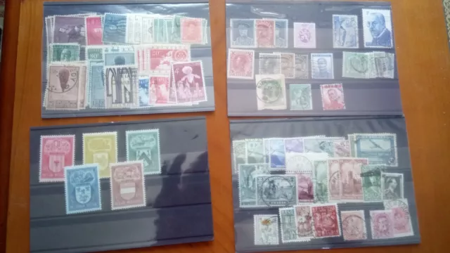 Belgique Lot de timbres 21 plaquettes oblitérés ,neufs 2