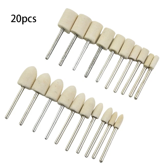 Doux Feutre Polissage Roue 4/6/8/10 / 12mm Set Accessoire for Rotative