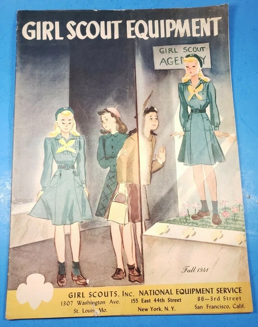 VINTAGE GIRL SCOUT 1939 Catalog National Equipment Service Boston