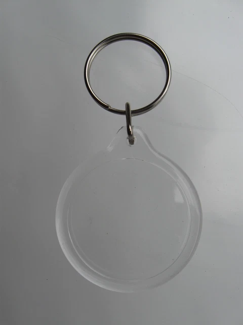 15 Runde Acryl-Anhänger Blanko – 9 Cm Durchmesser, Klar, Mit Loch