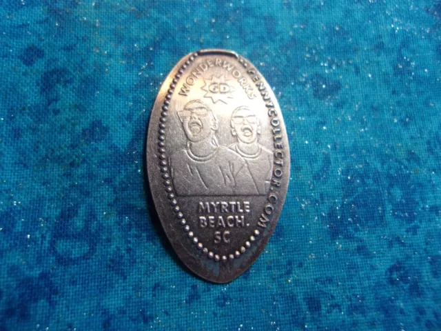 WONDERWORKS MYRTLE BEACH SC Elongated Pressed Smashed Penny 29