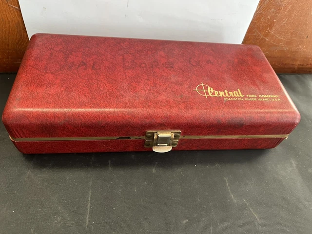 Vintage Central Tool Company No. 201 Jeweled Dial Indicator Cylinder Bore USA.