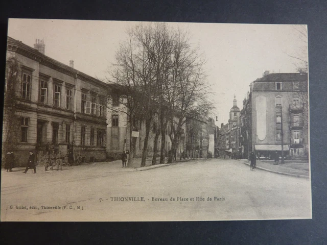 THIONVILLE Diedenhofen Moselle CPA 57 office de place rue de paris