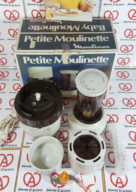 Petite Moulinette Moulinex Type 302 Mixeur Baby Blender Complet TBE Vintage Rare