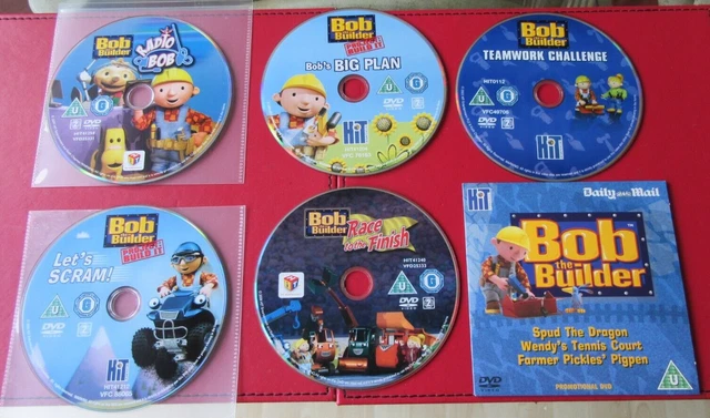 6X BOB THE Builder Children DVDs bundle joblot £8.95 - PicClick UK