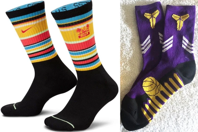 LeBron Nike Everyday Kobe Men’s L (9-12) 🏀 Crew Socks DA5076 060 Lot of 2 - New LeBron Nike Everyday Kobe Men’s L (9-12) 🏀 Crew Socks DA5076 060 Lot of 2 - New