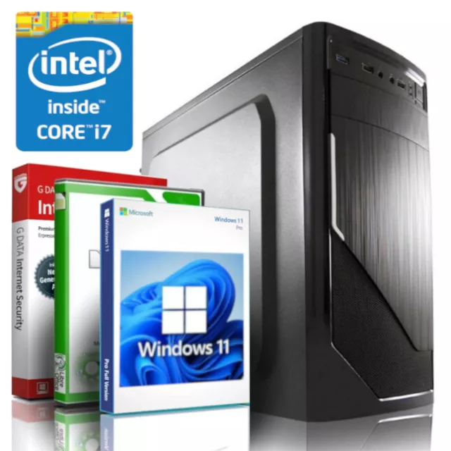 Windows 11 Business PC Intel i7 4x 3.80GHz 32GB RAM 2TB SSD Computer Multimedia