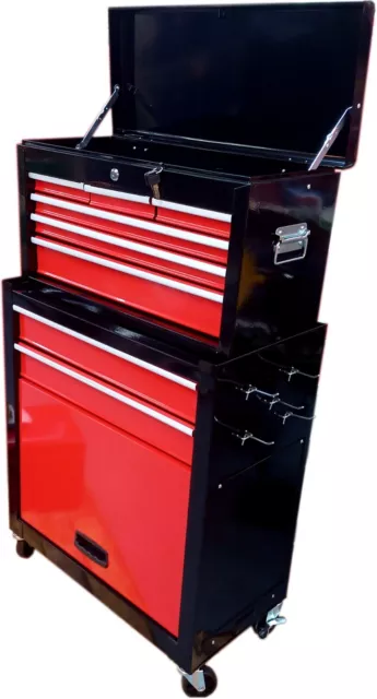 Tool Chest Box Large Top Cabinet Top Rolling Roll Cab Box Us Ball Bearing Slides