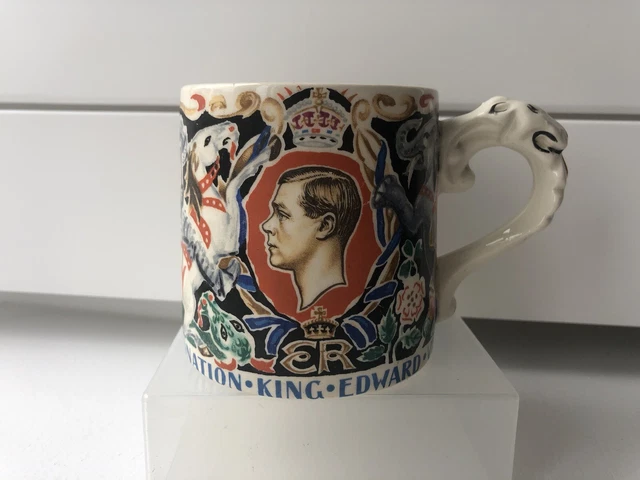 BURLEIGH WARE DAME Laura Knight Edward VIII 1937 Coronation Mug £56.00 ...