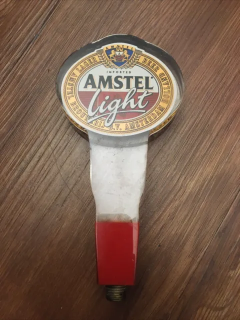 Amstel Light Beer Tap Handle - Holland/Amsterdam - Yellow/Gold Clear