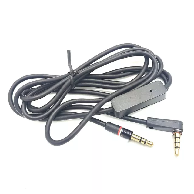 3.5mm Replacement Cable AUX-In Cord w MIC For WeSC Chambers On-Ear Headphone kd