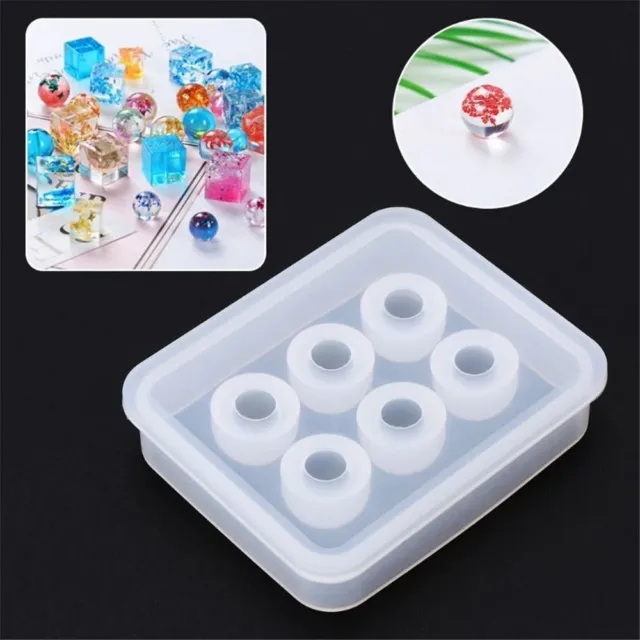 DIY Resin Casting Transparent Sphere Shape Resin mould Silicone Mold Epoxy