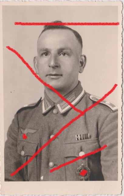 PORTRAIT FOTO HEERES Feldwebel in Baarn, Holland WK2 EUR 50,00 ...