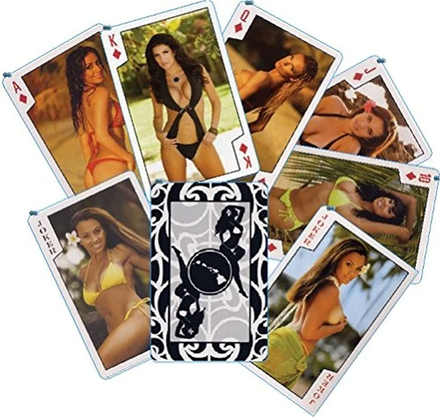 Playing Cards Girls Of Hawaii Multicolor