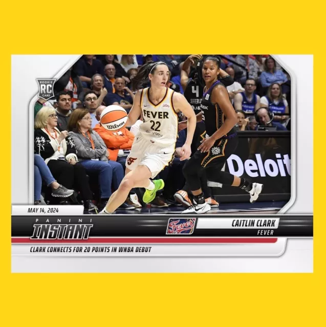 2024 PANINI INSTANT WNBA Caitlin Clark DEBUT ROOKIE CARD SP Indiana