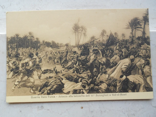 Guerra Italo - Turca " Attacco Alla Baionetta Dell' 11° Bersaglieri A Sidi - El