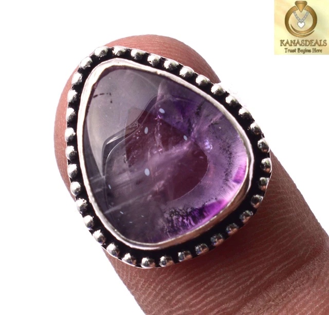 Amethyst Plated Ring Impressive Jewellery 8 GM Value-Priced @1.99-69714