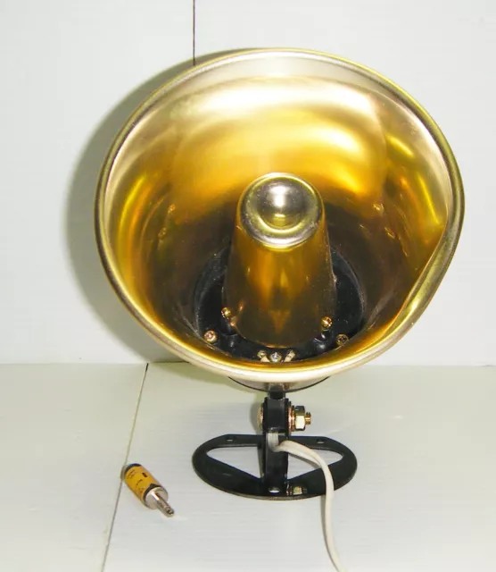 NOS Vintage Sapona Weather Proof Horn Speaker For CB - PA, Etc. Model HT-5A2