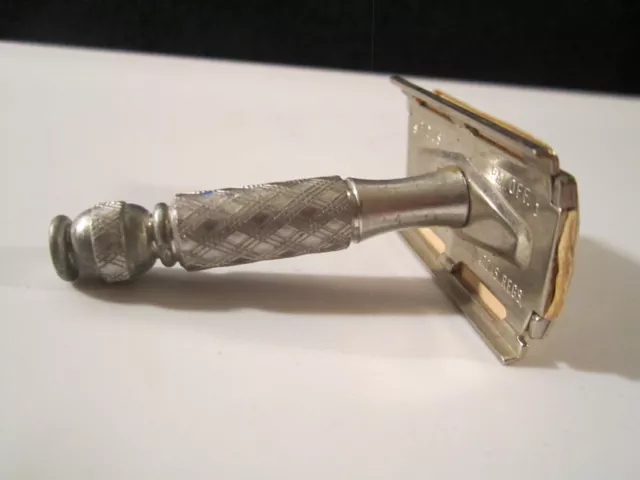NEW Vintage Gillette 3 Piece Tech De Safety Razor – Marcas Regs - S1