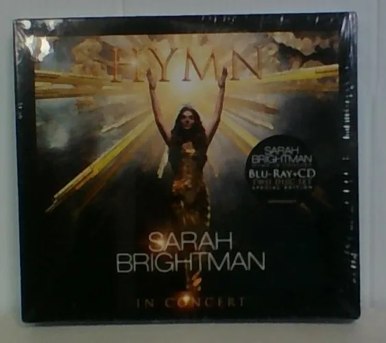 SARAH BRIGHTMAN-HYMN LIVE In Concert. Blu-Ray and CD 2 Disc Set. New ...