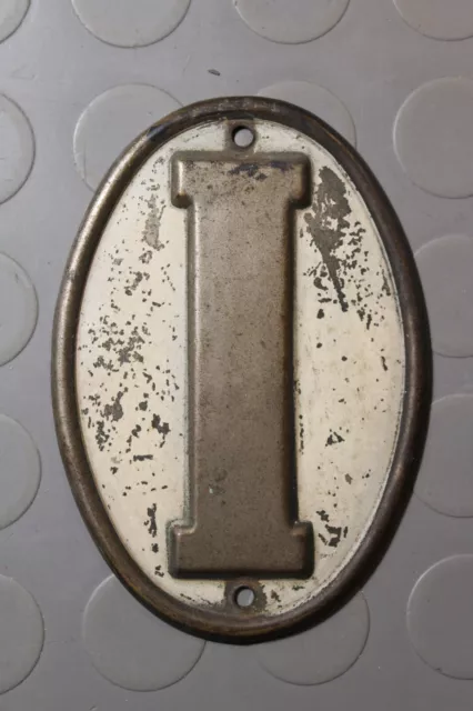 Stemma Badge ITALIA "I" Epoca anni '50 '60 Vespa Lambretta Farobasso Accassorio