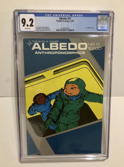 ALBEDO #11 CGC 9.2 WP (1987) - Thoughts & Images - Anthropomorphics