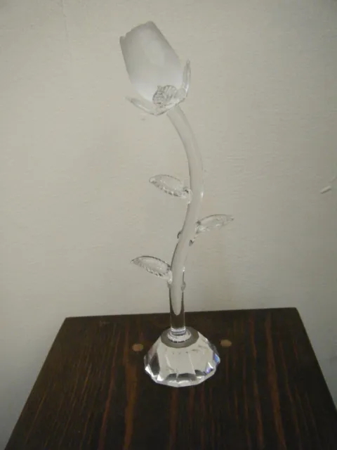 Crystal ~ Clear Glass Rose