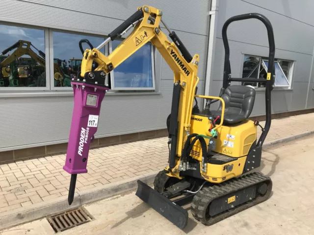 Prodem Hydraulic Hammer PRB008 0.7-1.5 Ton Breaker Pecker Demolition Plant