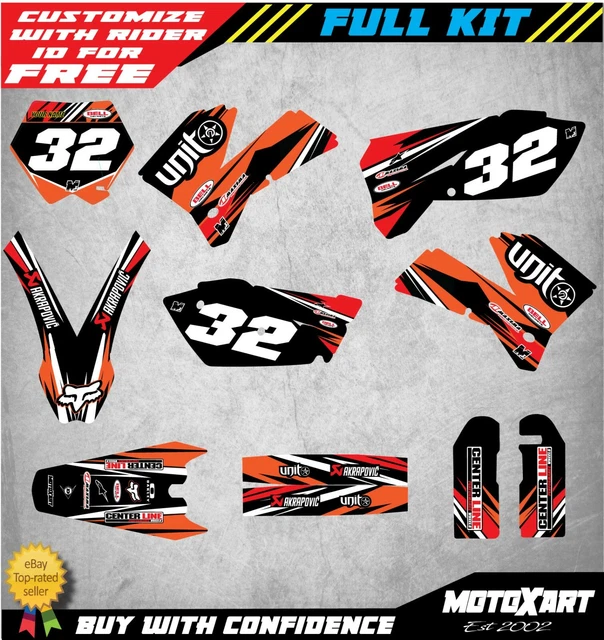 CUSTOM GRAPHICS KIT DIGGER style Stickers to fit KTM SX 2005 2006 model ...
