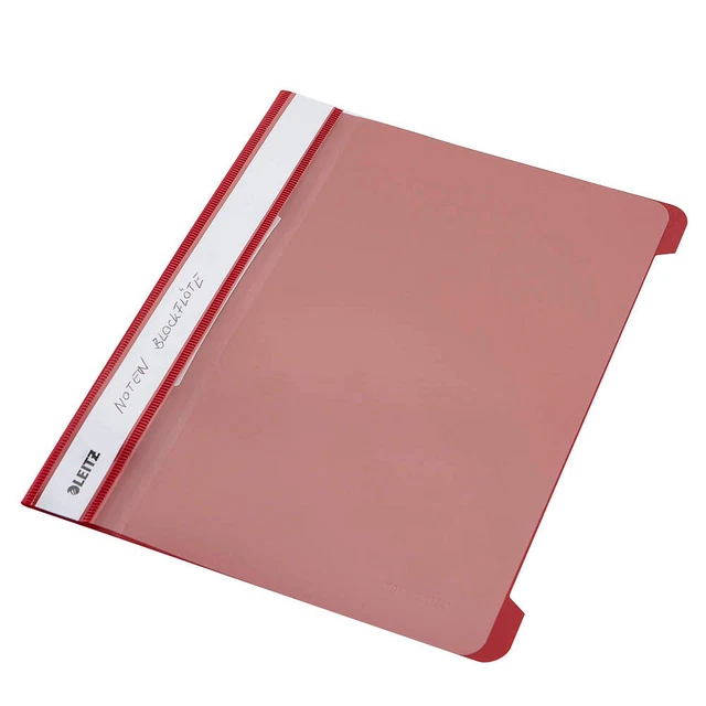 LEITZ Schnellhefter 4197 Kunststoff rot DIN A5