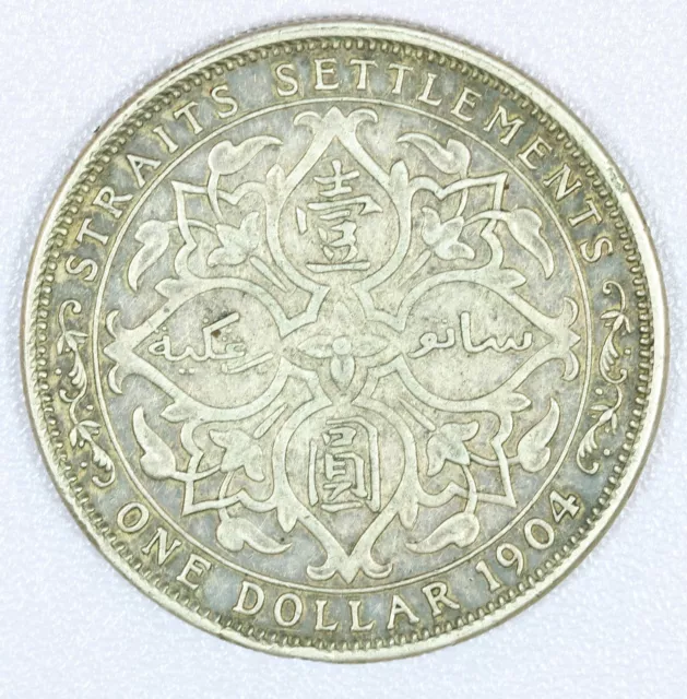 Strait Settlements One Dollar 1904 King Edward Vii Strait Settlements One Dollar 1904 King Edward Vii