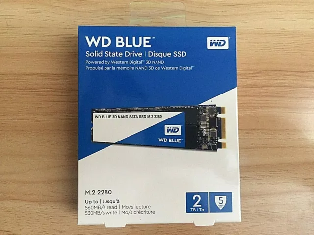 WESTERN DIGITAL 4To SSD WD Blue™ 3D Nand Format 2.5'' 7mm