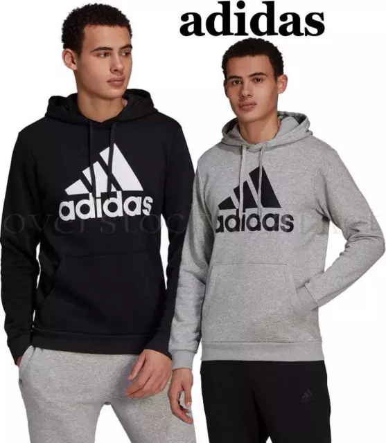 New! Men's Adidas Badge Of Sport French Terry Pullover Hoodie! Gc7342 Variety!