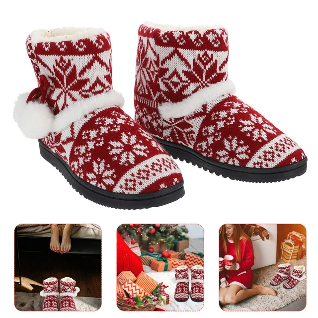 Scarpe più calde invernali calde scarpe calze donna indossare