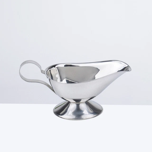 Brocca Salsiera Termica In Acciaio Inox 500ml - Doppia Parete, Coperchio, Per Salse Calde E Fredde