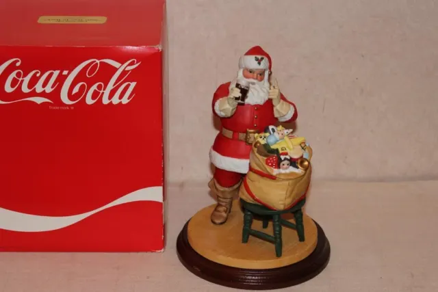 Coca Cola Santa Goes to Work Royal Orleans Figurine - C21231