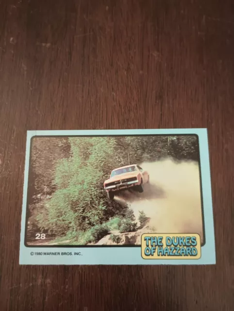 1980 Topps (Dukes Of Hazzard) #28 General Lee (EX)