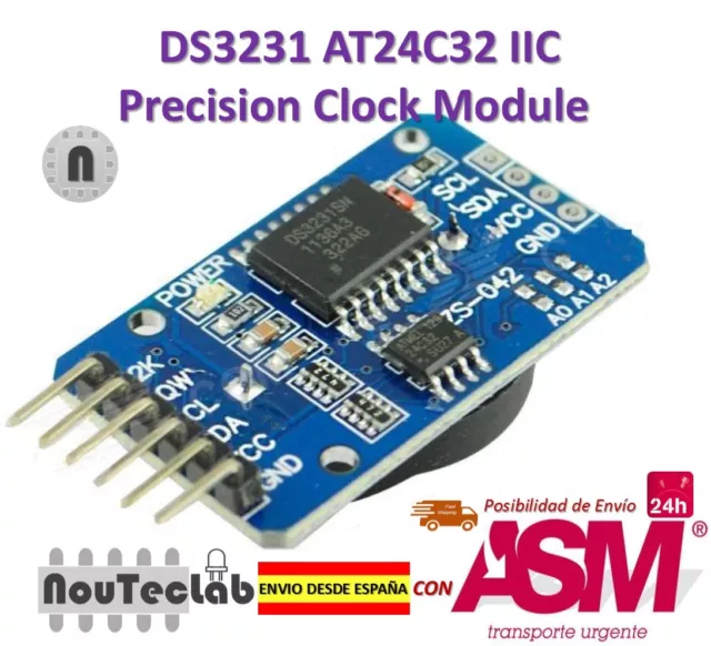 DS3231 AT24C32 IIC Module Precision Clock Module DS3231 for Arduino