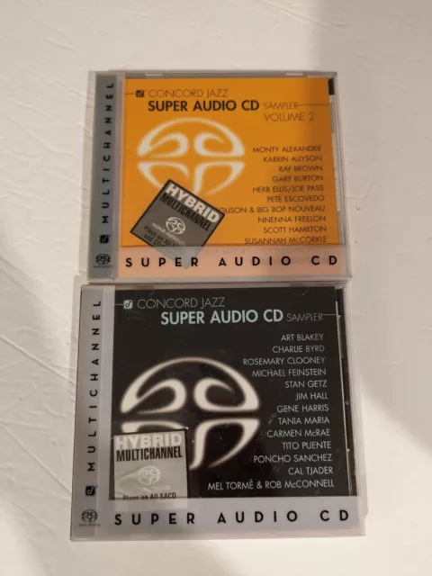 Concord Jazz SACD Samplers Vol 1 & 2
