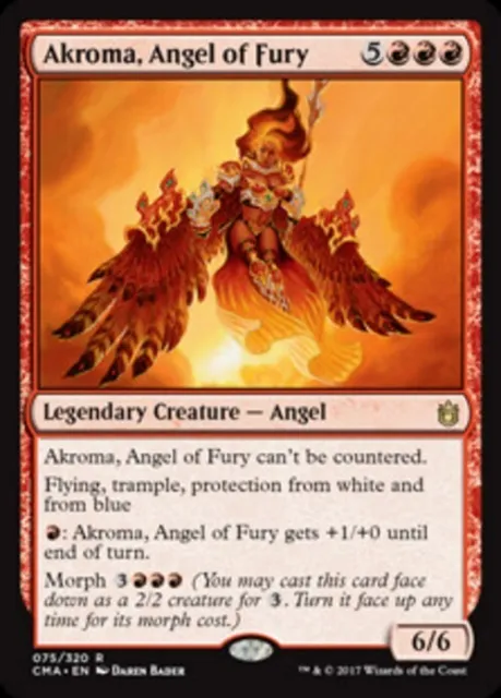 Akroma, Angel of Fury ~ Commander Anthology [ Excellent ] [ Magic MTG ]