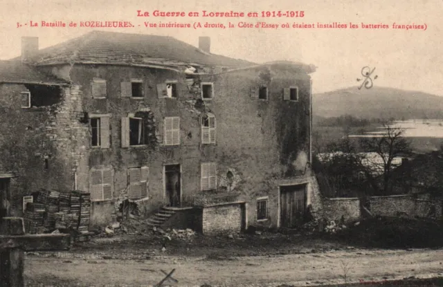 CPA 54 - Bataille de ROZELIEURES (M. et Moselle). Vue Intérieure. Guerre 1914-15
