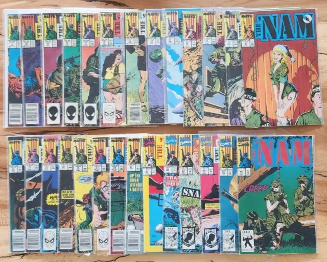 THE 'NAM  Comic Books  Marvel  Lot of 27