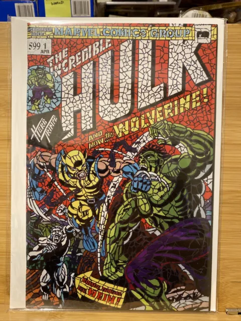 Hunt For Wolverine #1 Shattered Variant Hulk 181 Mint