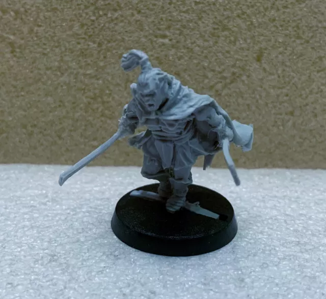 Warhammer Lord of the Rings MESBG Isengard Uruk-hai Scout Captain Mauhur