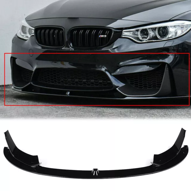 Frontspoiler Lippe Für 2014-2020 BMW M3 F80 M4 F82 F83 Glanz Schwarz Performance