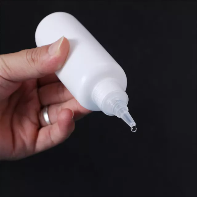 50ml Empty Plastic Squeezable Dropper Bottles Eye Ear Liquid Droppers BL