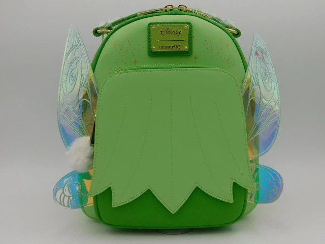 Loungefly Disney Peter Pan Tinker Bell Wings Mini Backpack Exclusive NWT