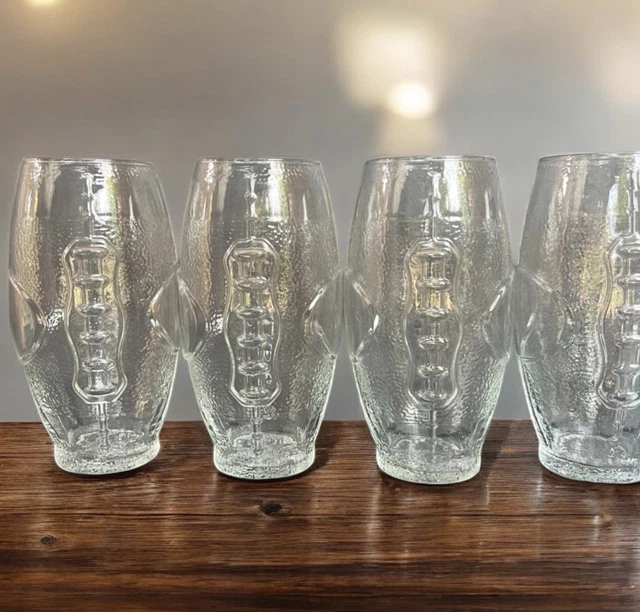 5 Verres à bière transparent incassable 52 cl
