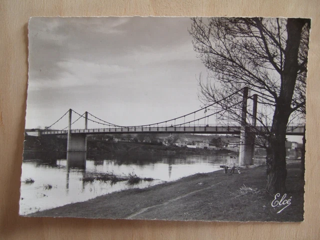 Cpa Sainte Foy La Grande (33) Le Nouveau Bridge Et Les Bordes De La Dordogne